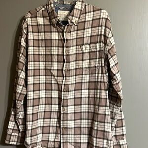 Mens Plaid Weatherproof Long Sleeve